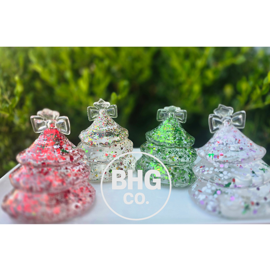 Glitter Christmas Tree Squishy – Holiday Sensory Fidget Toy | Assorted Colors
