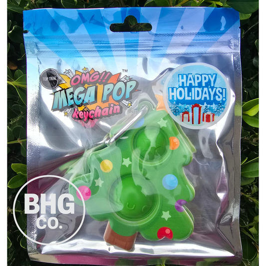 Top Trenz | OMG! Mega Pop Christmas Tree – Single Pop Holiday Fidget Keychain