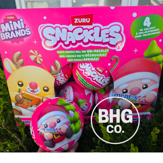 ZURU Snackles™ Mini Brands Holiday Surprise Plush – Mystery Character with Mini Snack