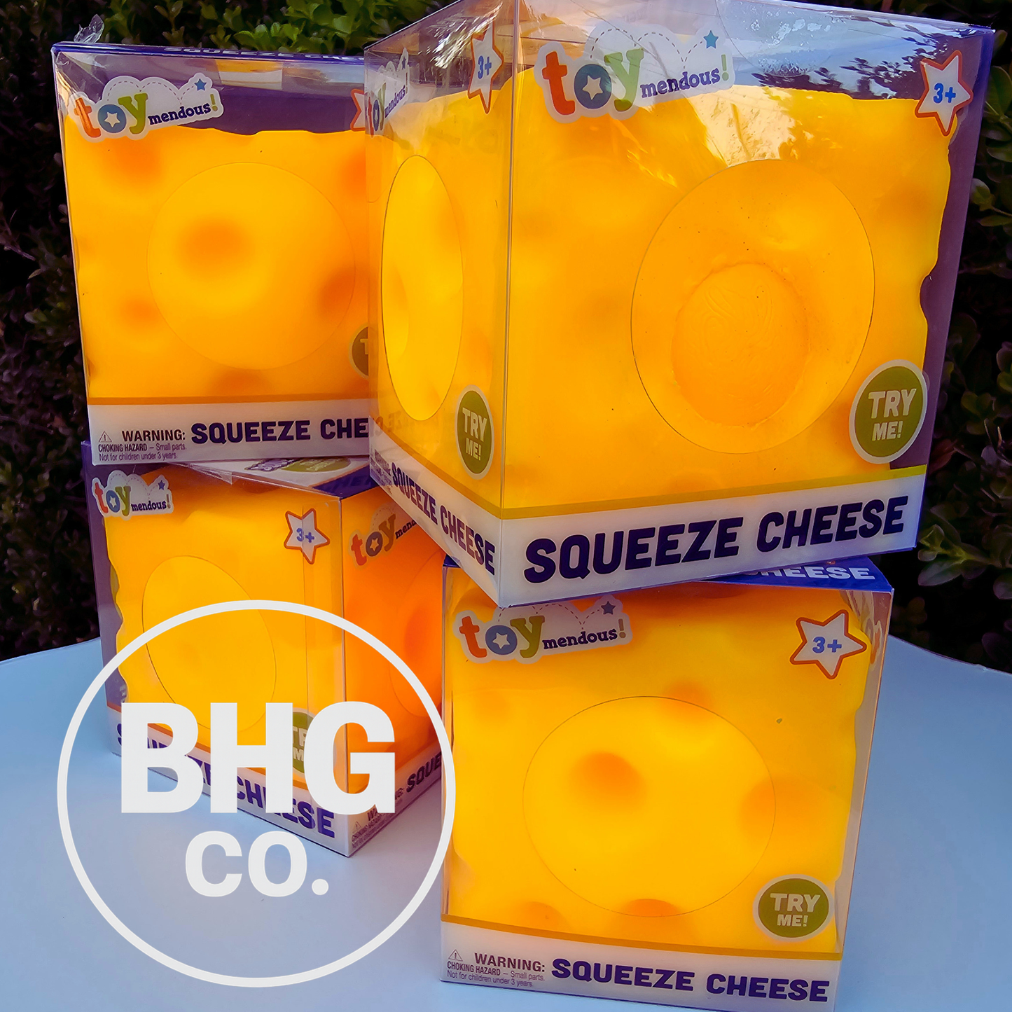 Squeezy Cheese Wedge