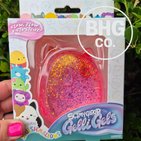Squishmallow Gelli Gel Stress Ball Cat | Pink