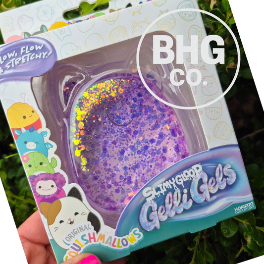 Squishmallow Gelli Gel Stress Ball Cat | Purple