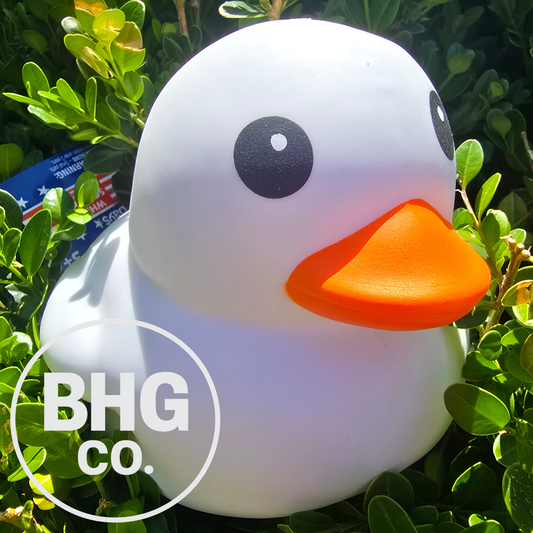 Sunny Days Squeezy Duck – White