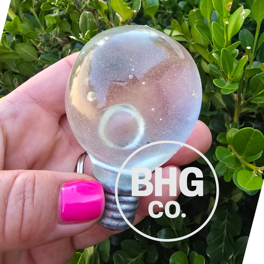 Glow Light Bulb Squishy Stress Ball