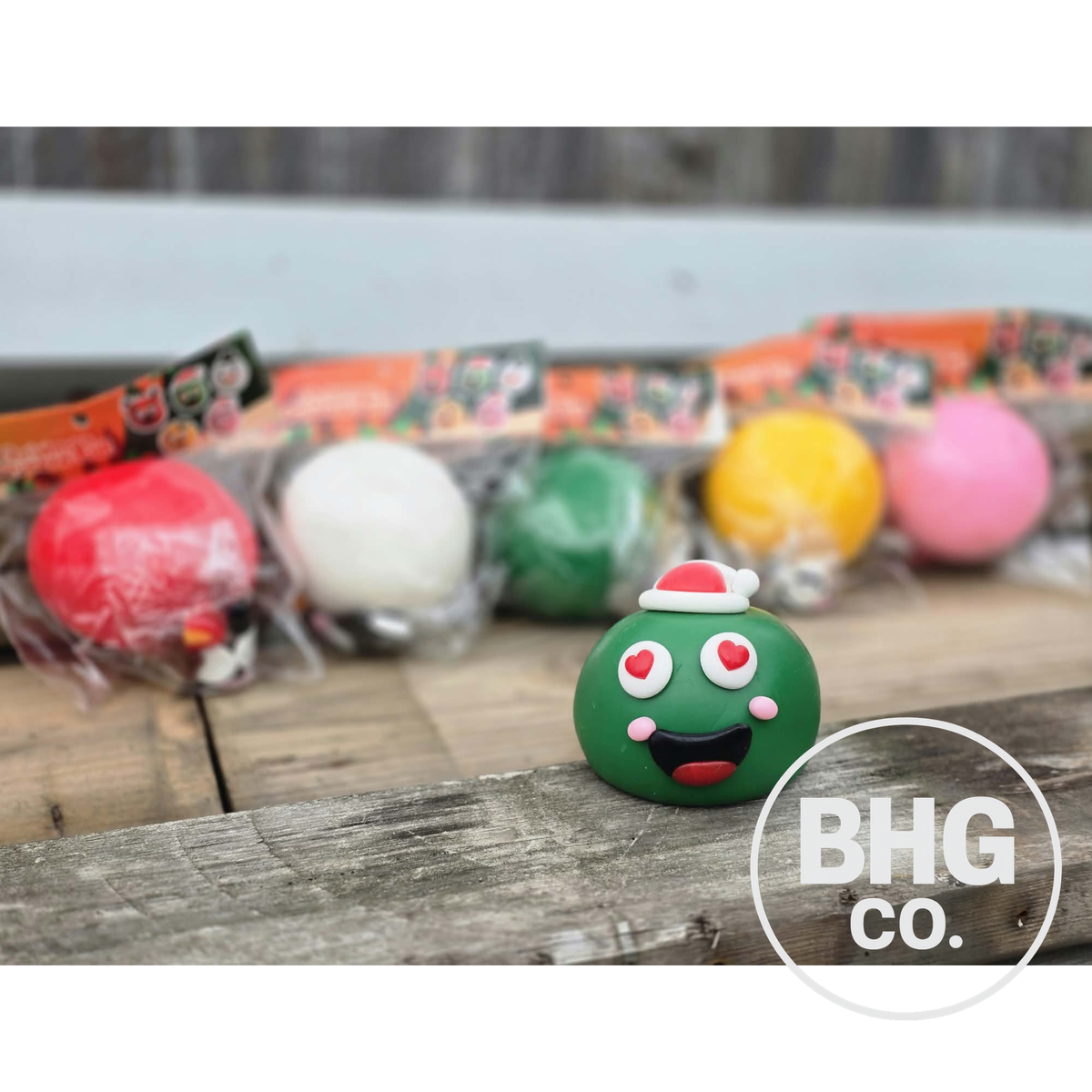Christmas Funny Faces Squishy – Removable Taba Faces