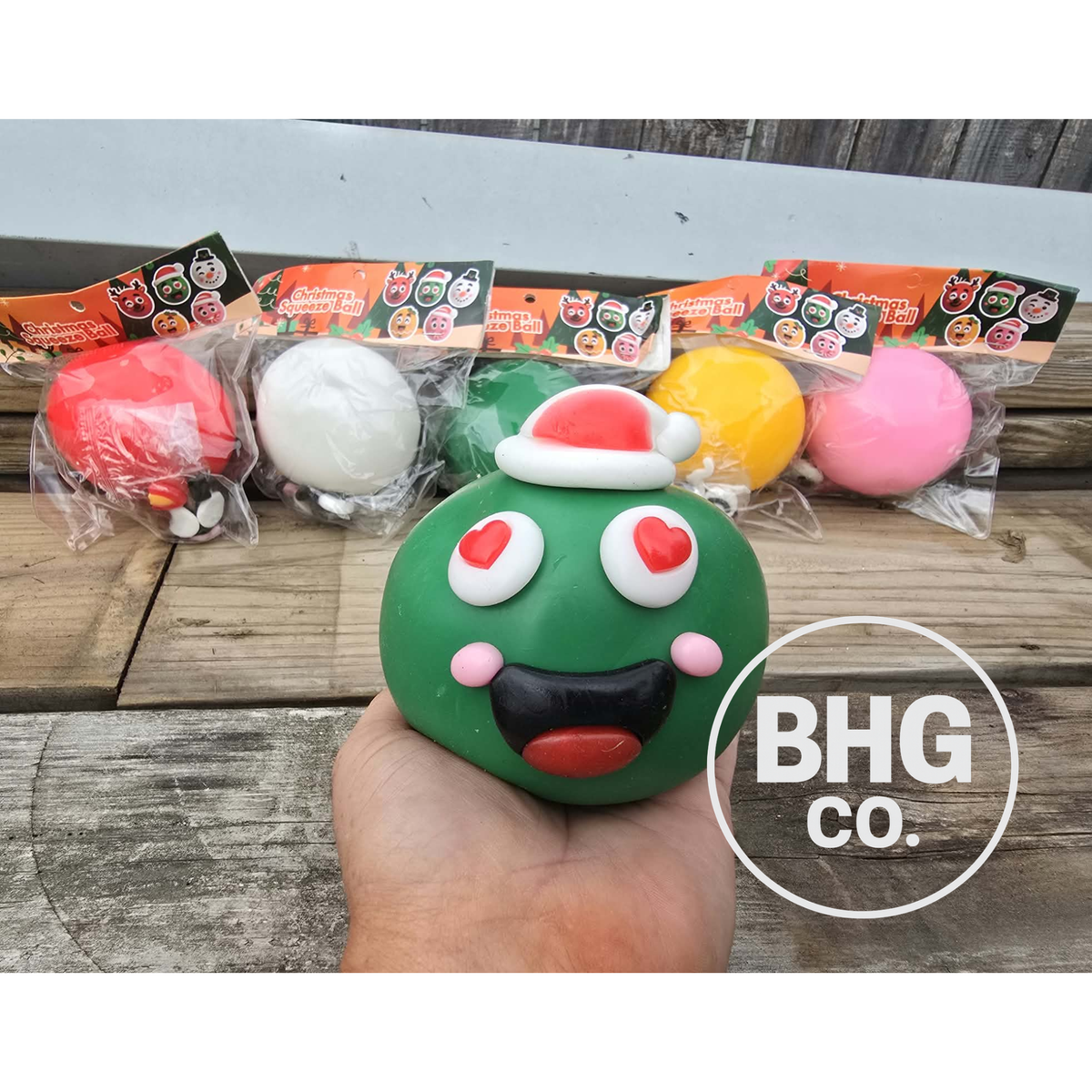 Christmas Funny Faces Squishy – Removable Taba Faces