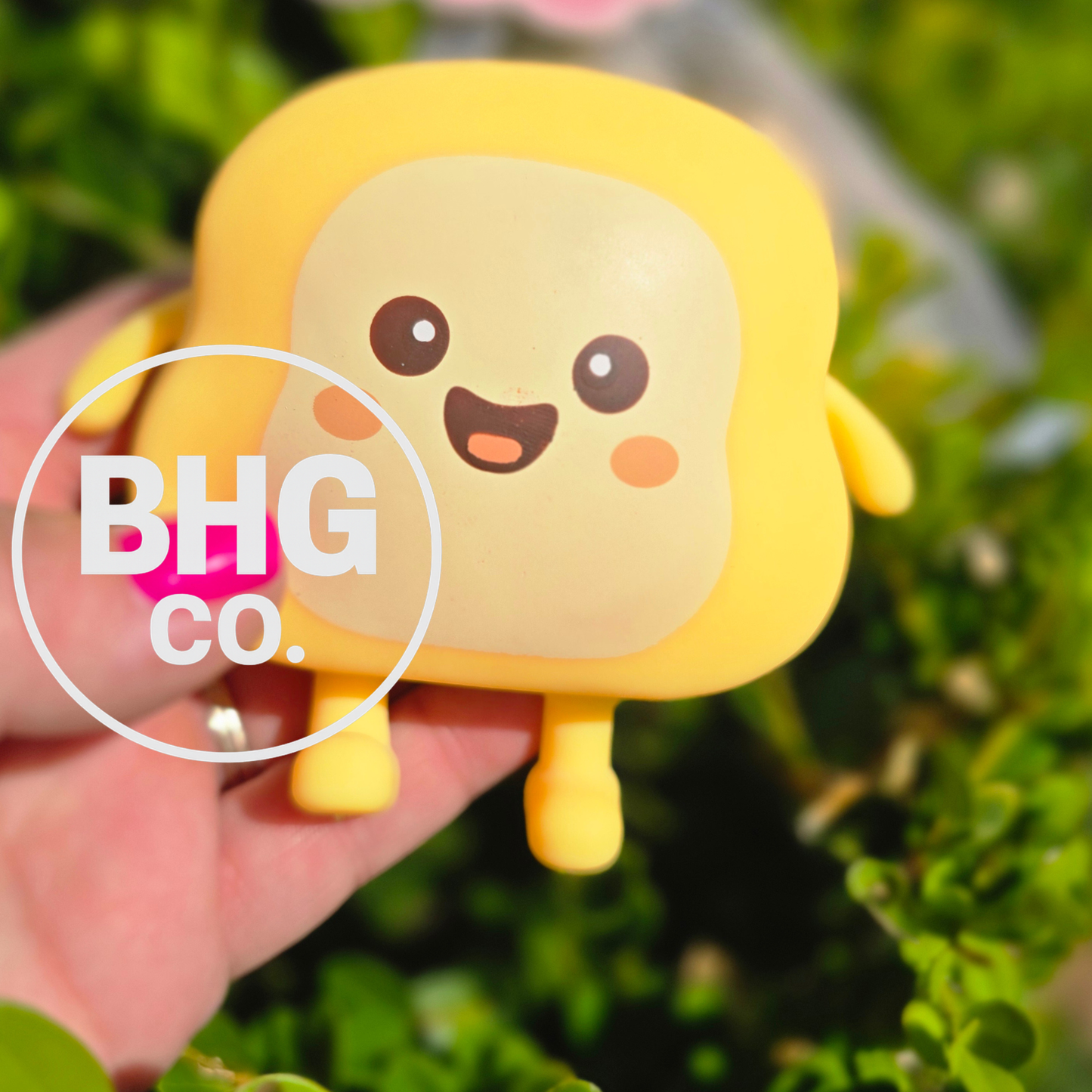 Happy Toast Dough-Filled Squishy