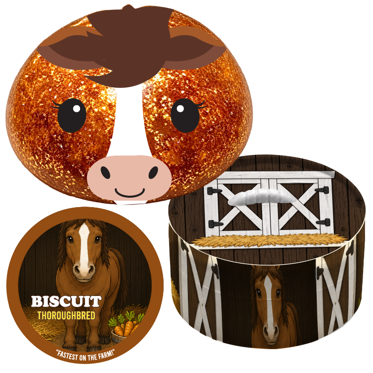 Fun Doh Barnyard Dumpling | Mystery Farm Animal Squishy with Matching Steamer