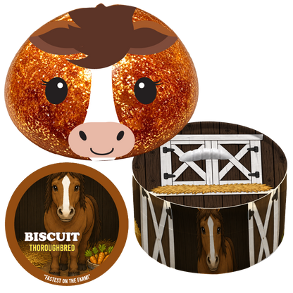 Fun Doh Barnyard Dumpling | Mystery Farm Animal Squishy with Matching Steamer