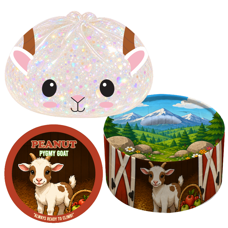 Fun Doh Barnyard Dumpling | Mystery Farm Animal Squishy with Matching Steamer