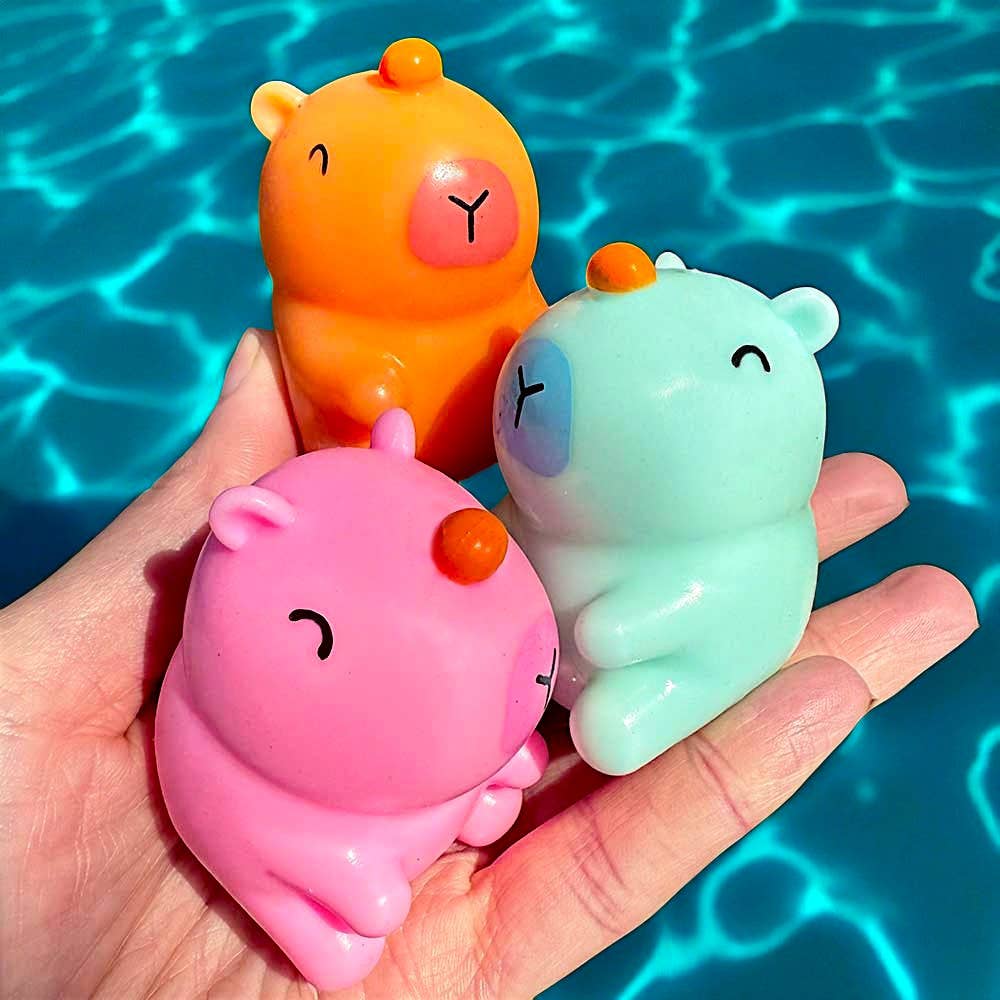 Top Trenz Sticky Bubble Blobbies | Charlie the Capybara Collection