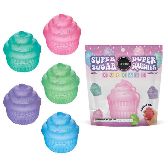 Top Trenz | Super Duper Sugar Squisher - Sprinkle Filled Cupcakes