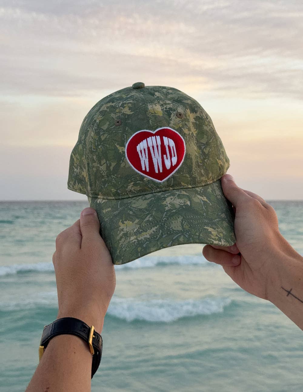 WWJD Camo Hat