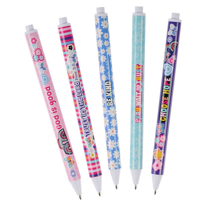 Shine for Jesus Blue Ink Ballpoint Pen Set (5-Pack)