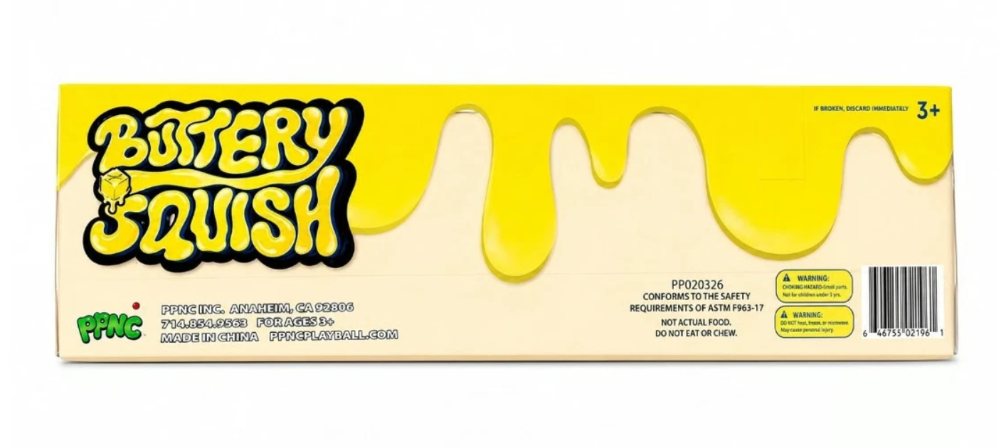 Buttery Squish Butter Slab Squishy – Super Soft Sensory Fidget Toy