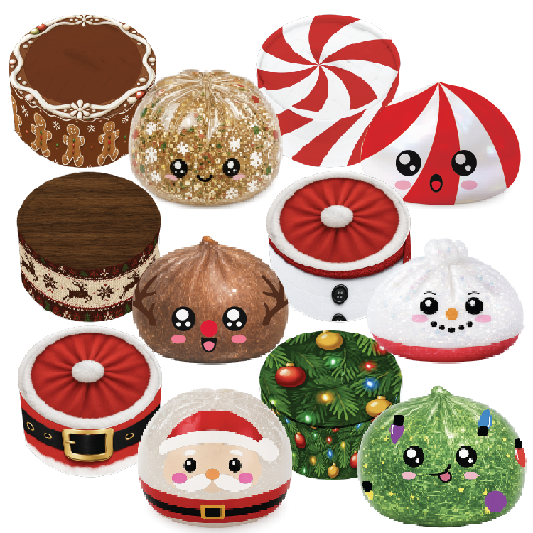 Fun Doh | Mystery Christmas Dumpling Squishy
