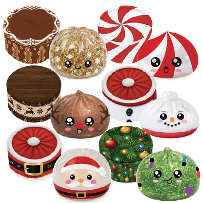 Fun Doh | Mystery Christmas Dumpling Squishy