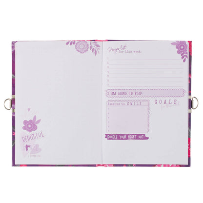 Chosen, Loved, Beautiful Secret Diary with Lock & Keys