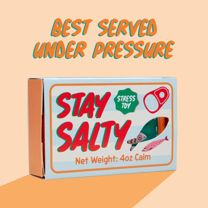 Boxer Gifts | Stay Salty Sardine Tin Squishy