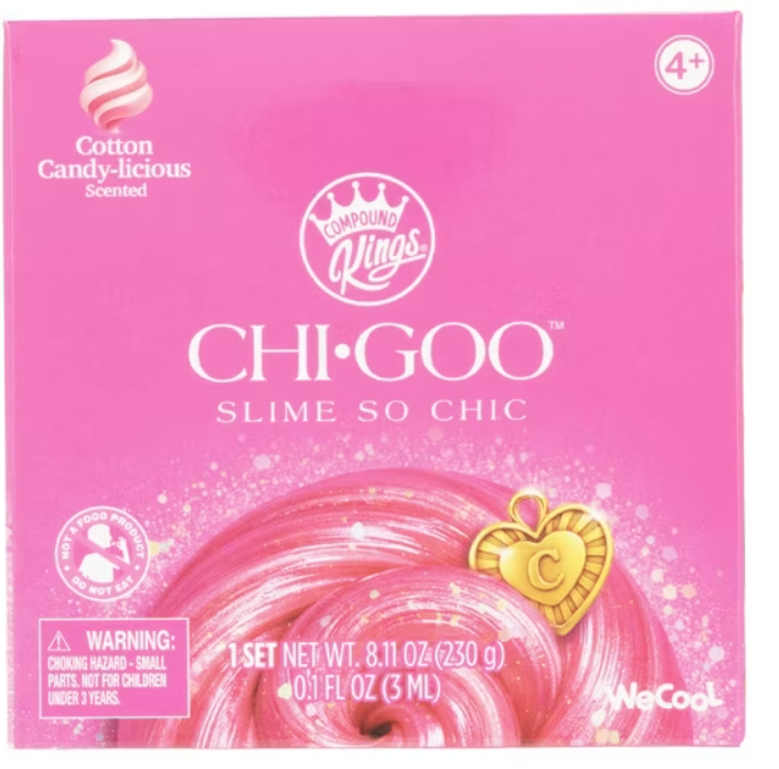 Compound Kings CHI•GOO™ Cotton Candy-licious Slime Jar – Pink Shimmer DIY Slime