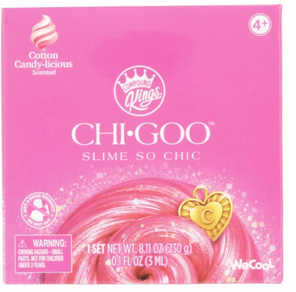 Compound Kings CHI•GOO™ Cotton Candy-licious Slime Jar – Pink Shimmer DIY Slime