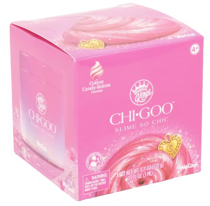 Compound Kings CHI•GOO™ Cotton Candy-licious Slime Jar – Pink Shimmer DIY Slime