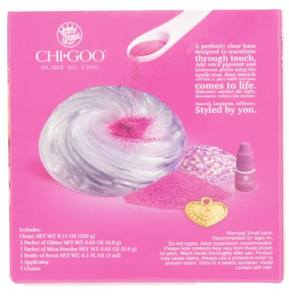 Compound Kings CHI•GOO™ Cotton Candy-licious Slime Jar – Pink Shimmer DIY Slime