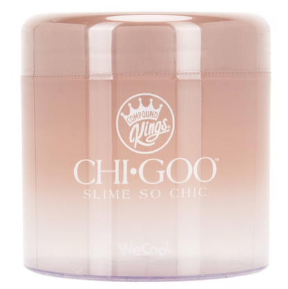 Compound Kings CHI•GOO™ Crème de La Crème Slime Jar – Rose Gold Vanilla Shimmer Slime