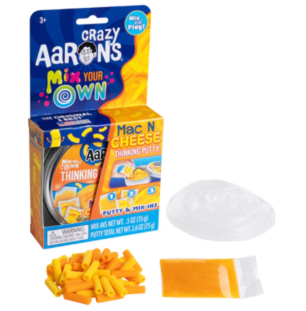 Crazy Aaron's Mac & Cheese Mix It Thinking Putty® – DIY Sensory Putty Kit