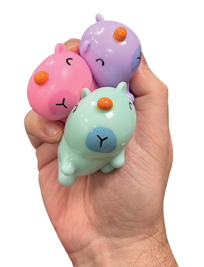 Top Trenz Sticky Bubble Blobbies | Charlie the Capybara Collection