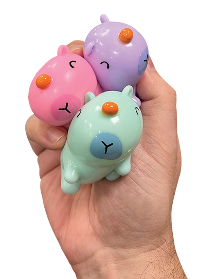 Top Trenz Sticky Bubble Blobbies | Charlie the Capybara Collection
