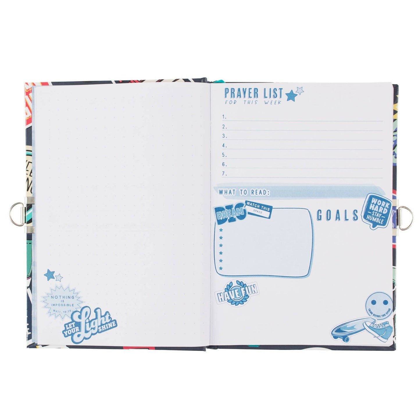 Stay Strong Secret Diary with Lock & Keys