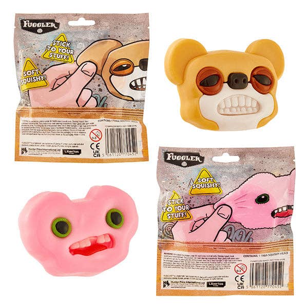 Fuggler® Head Taba Squishy | Weird & Funny Sensory Fidget Toy