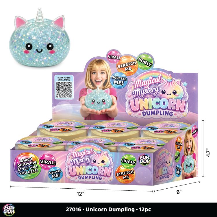 Fun Doh Glitter Unicorn Dumpling