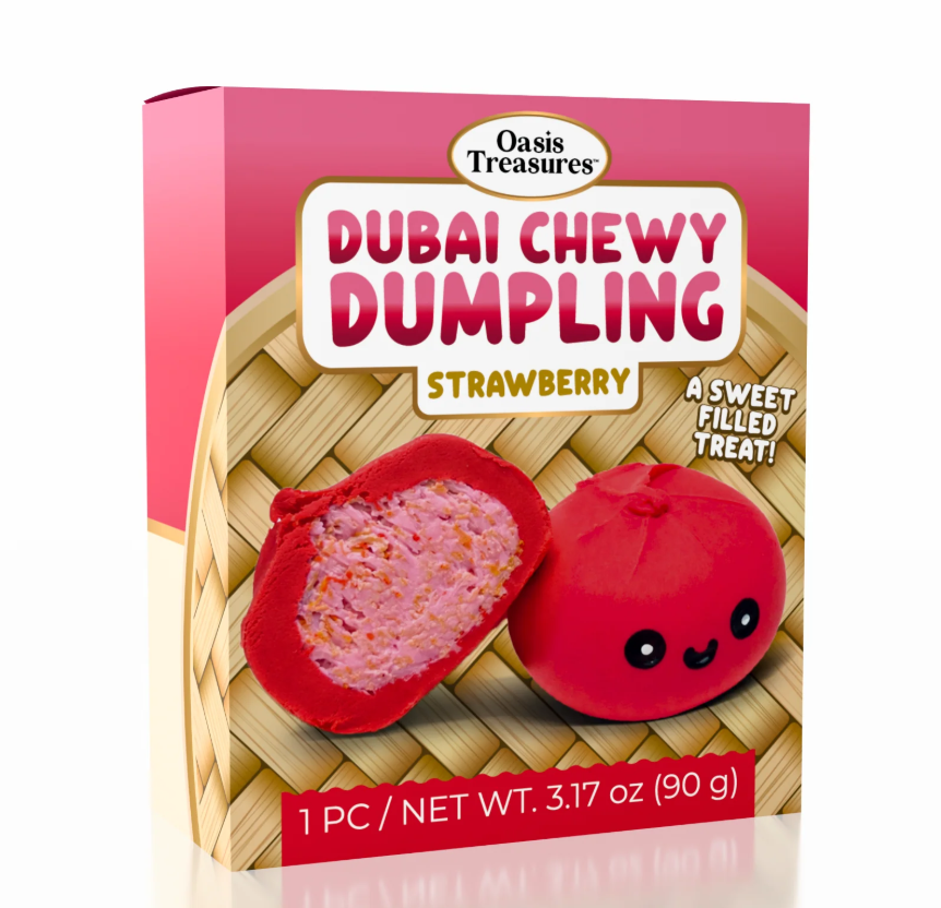 Dubai Dumpling Strawberry Flavor Korean Chewy Cookie