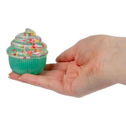 SCRUNCHEMS® Sugar Cupcake Squishy – Assorted Colors Sensory Fidget