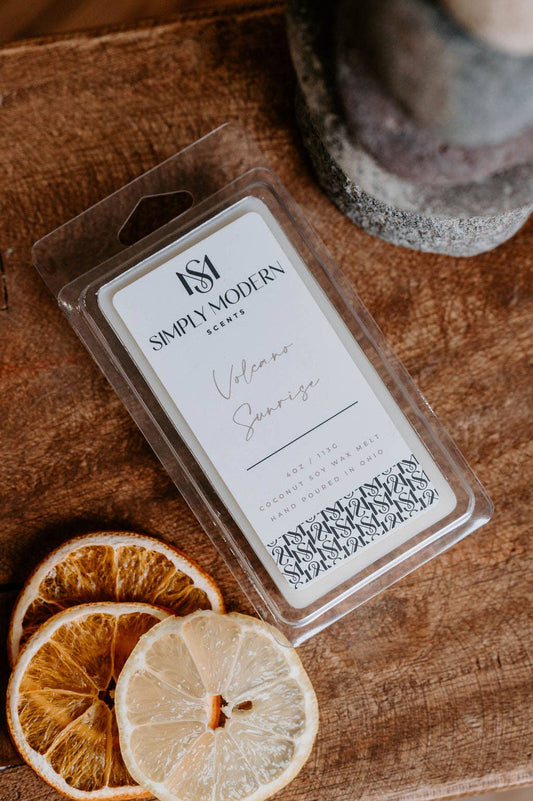 Simply Modern Scents | Volcano Sunrise - Coconut Soy Wax Melt
