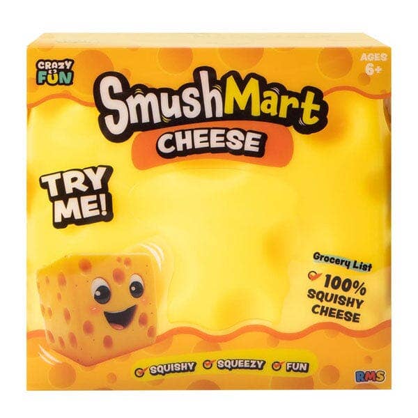 RMS SmushMart™ Giant Cheese Block Squishy by Crazy Fun™ – Slow Rise Food Squishy