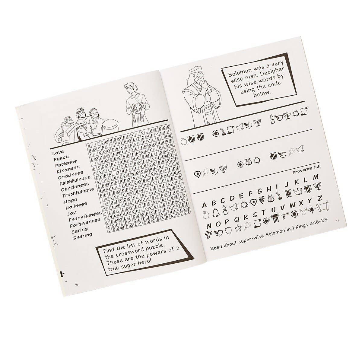 Super Heroes Bible Activity Book
