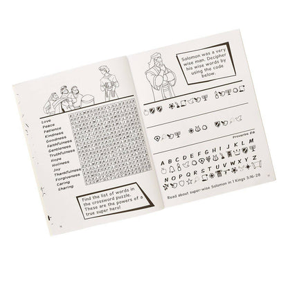 Super Heroes Bible Activity Book