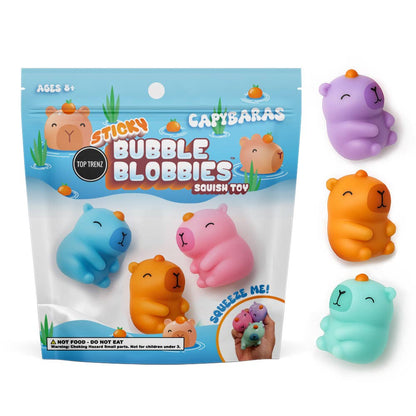 Top Trenz Sticky Bubble Blobbies | Charlie the Capybara Collection