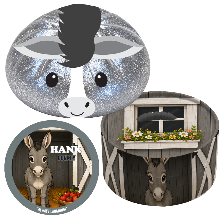 Fun Doh Barnyard Dumpling | Mystery Farm Animal Squishy with Matching Steamer
