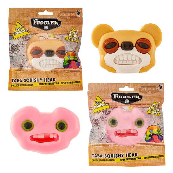 Fuggler® Head Taba Squishy | Weird & Funny Sensory Fidget Toy