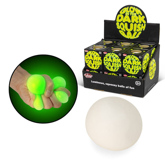 SCRUNCHEMS® Glow in the Dark Squish Ball – Sensory Fidget & Stress Ball