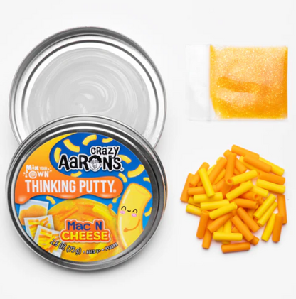 Crazy Aaron's Mac & Cheese Mix It Thinking Putty® – DIY Sensory Putty Kit