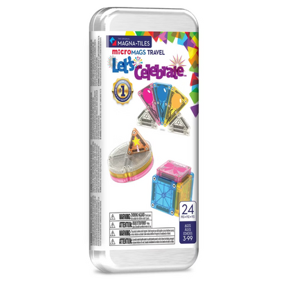 MAGNA-TILES | microMAGS Travel Set – Let's Celebrate