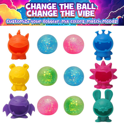 Glitter Gobblers Squishy Creature