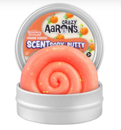 Crazy Aaron's Mini Orange Blossom SCENTsory Thinking Putty