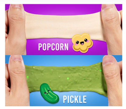 Crazy Aaron's Popcorn Pickle SCENTsory Thinking Putty