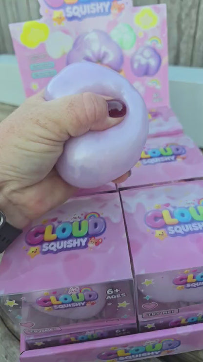 Cloud Squishy | Lilac Crunchy ASMR Sensory Stress Toy